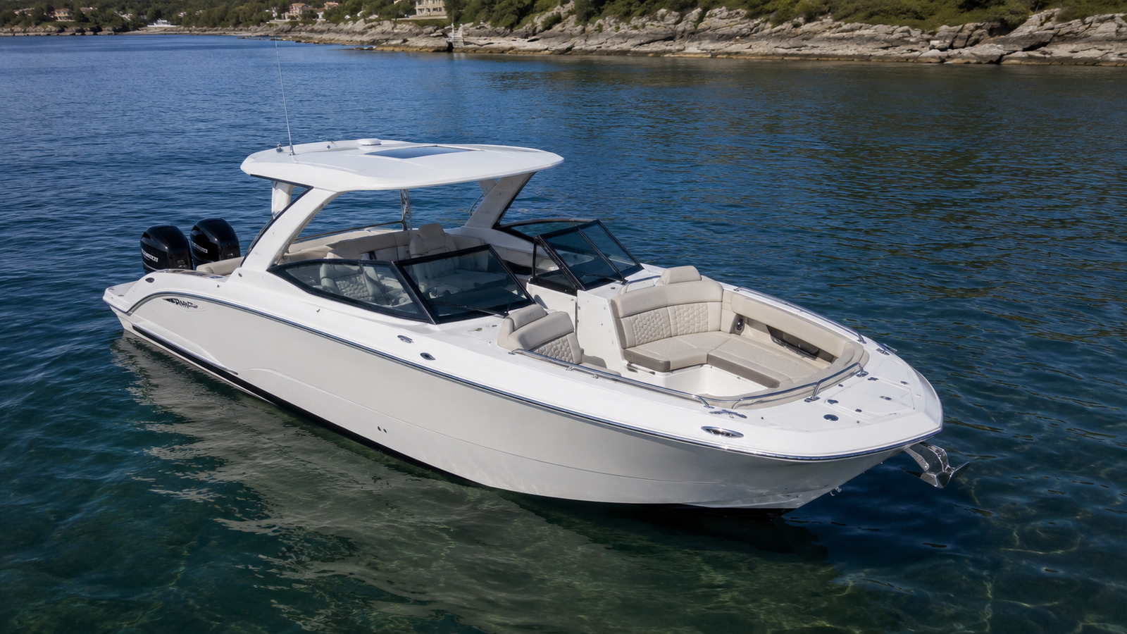 sea ray sundancer 320 outboard elevated exterior 08