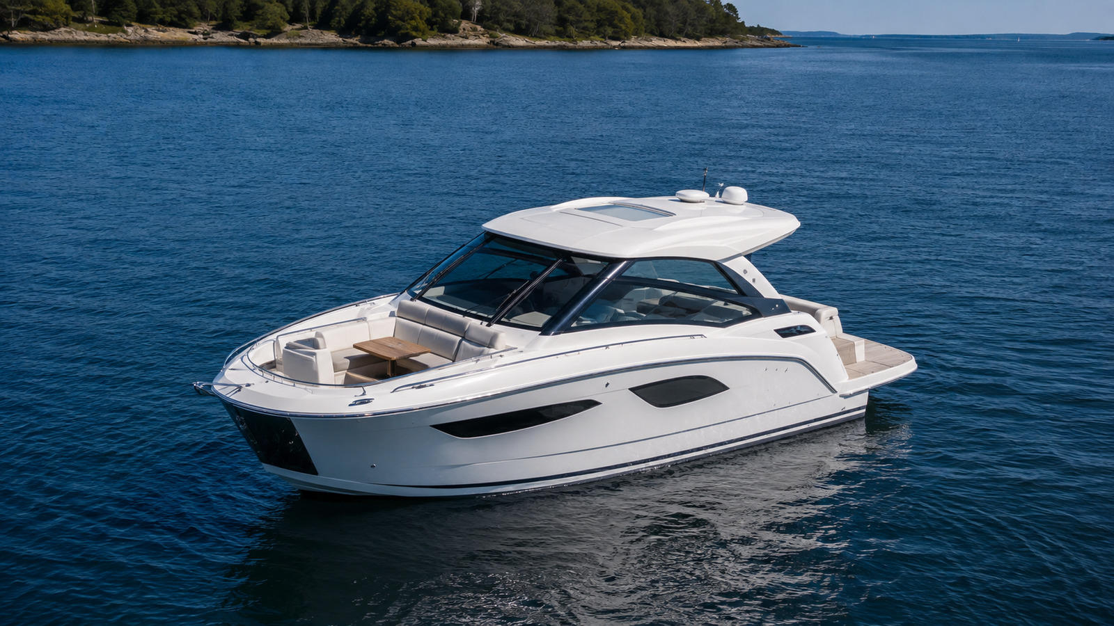 sea ray sundancer 370 elevated exterior 08