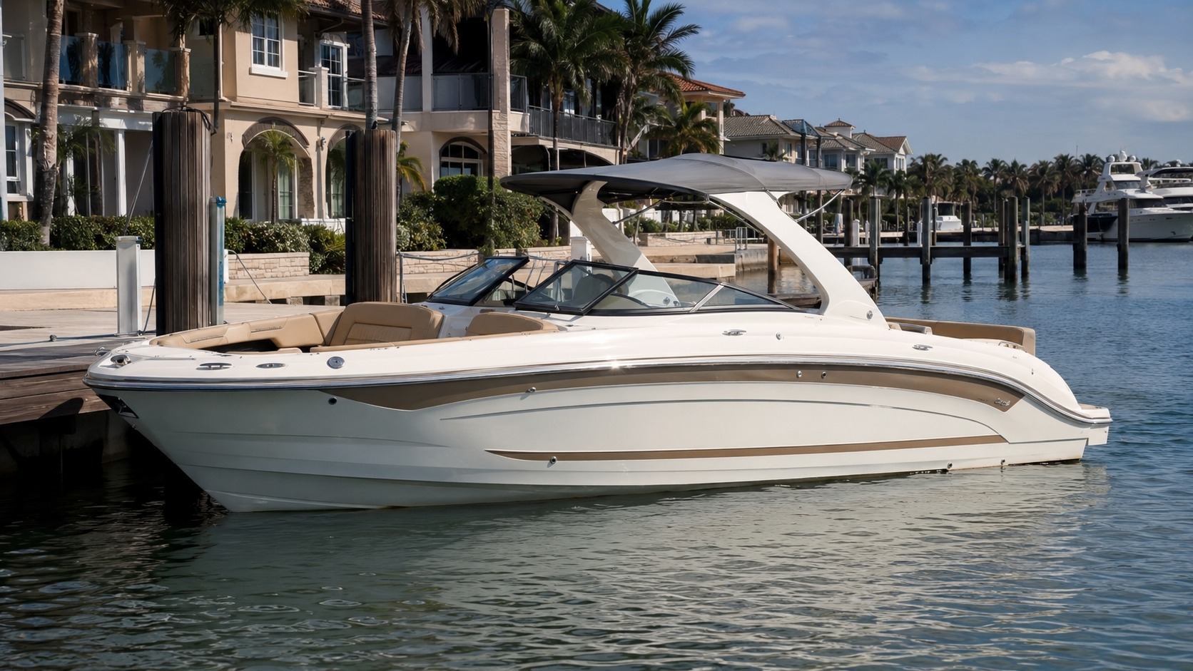 sea ray sundeck dockside profile 05