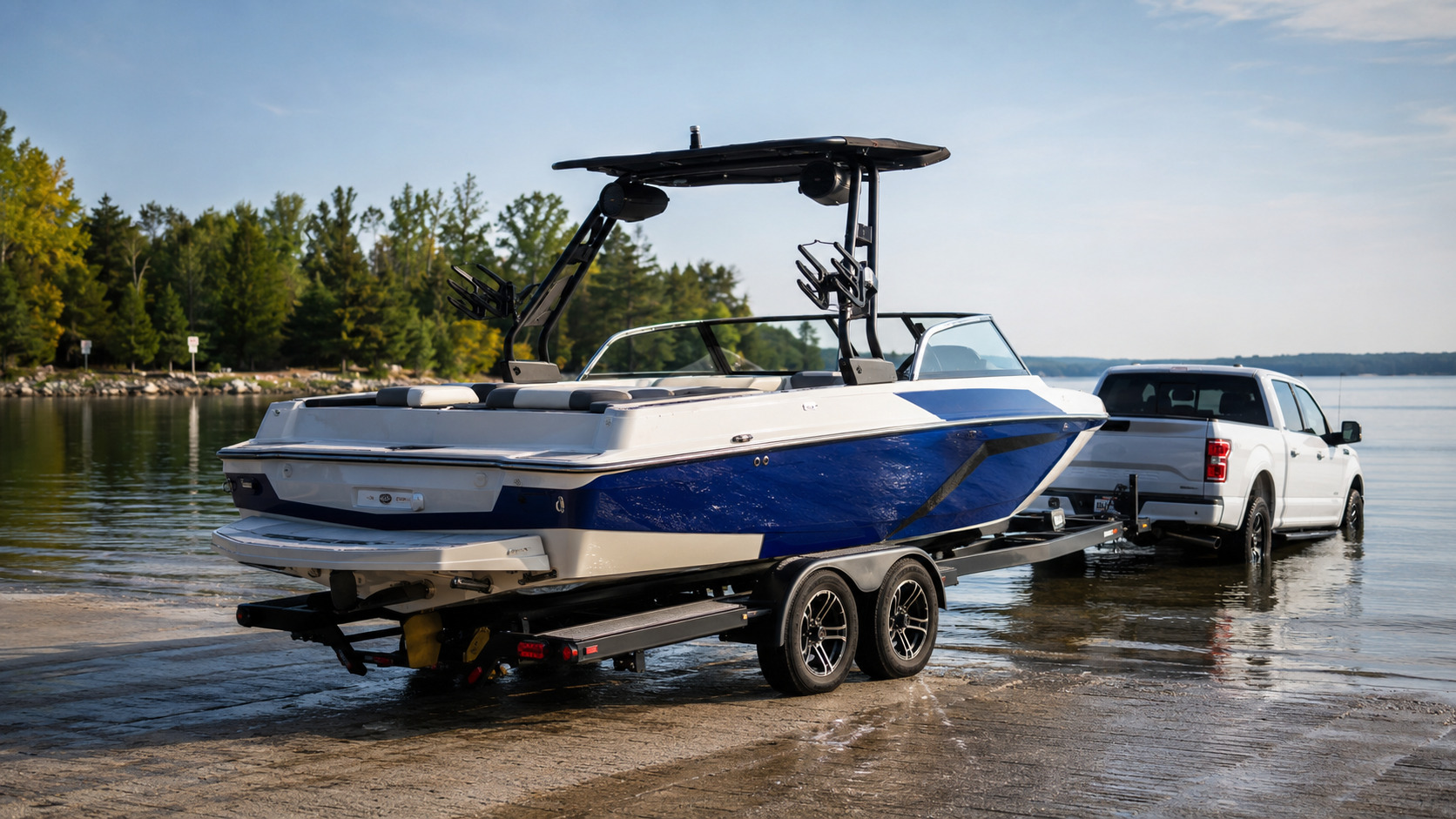 malibu boats 21 lx trailer launch 20