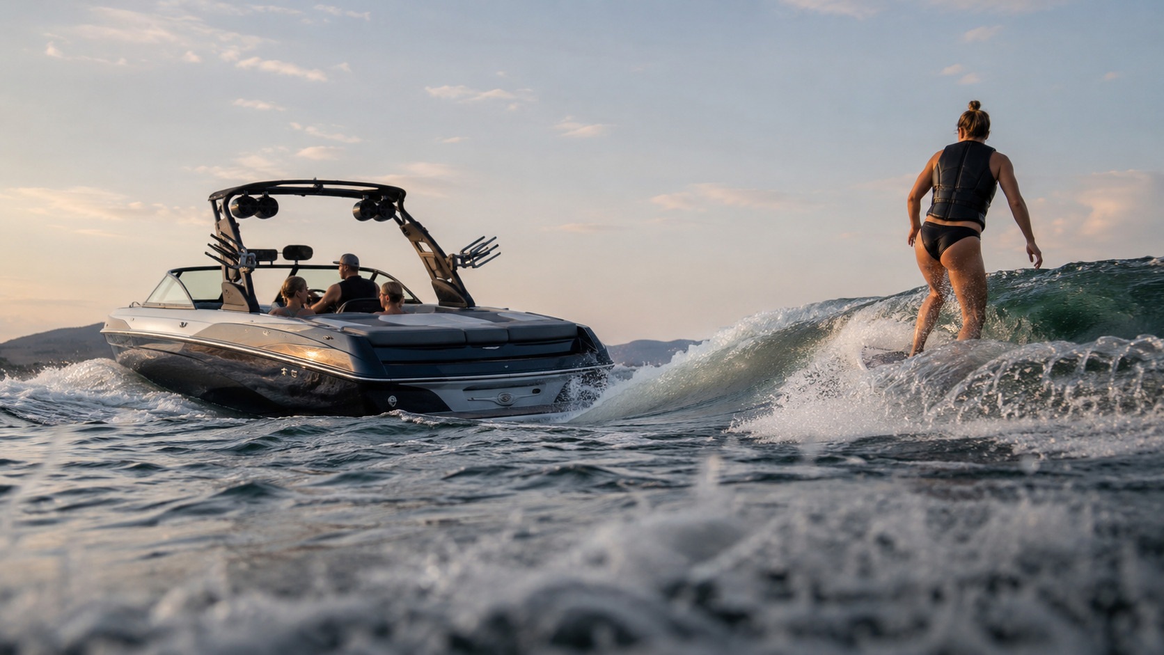 malibu boats crossover ski series wakesurf tow 13