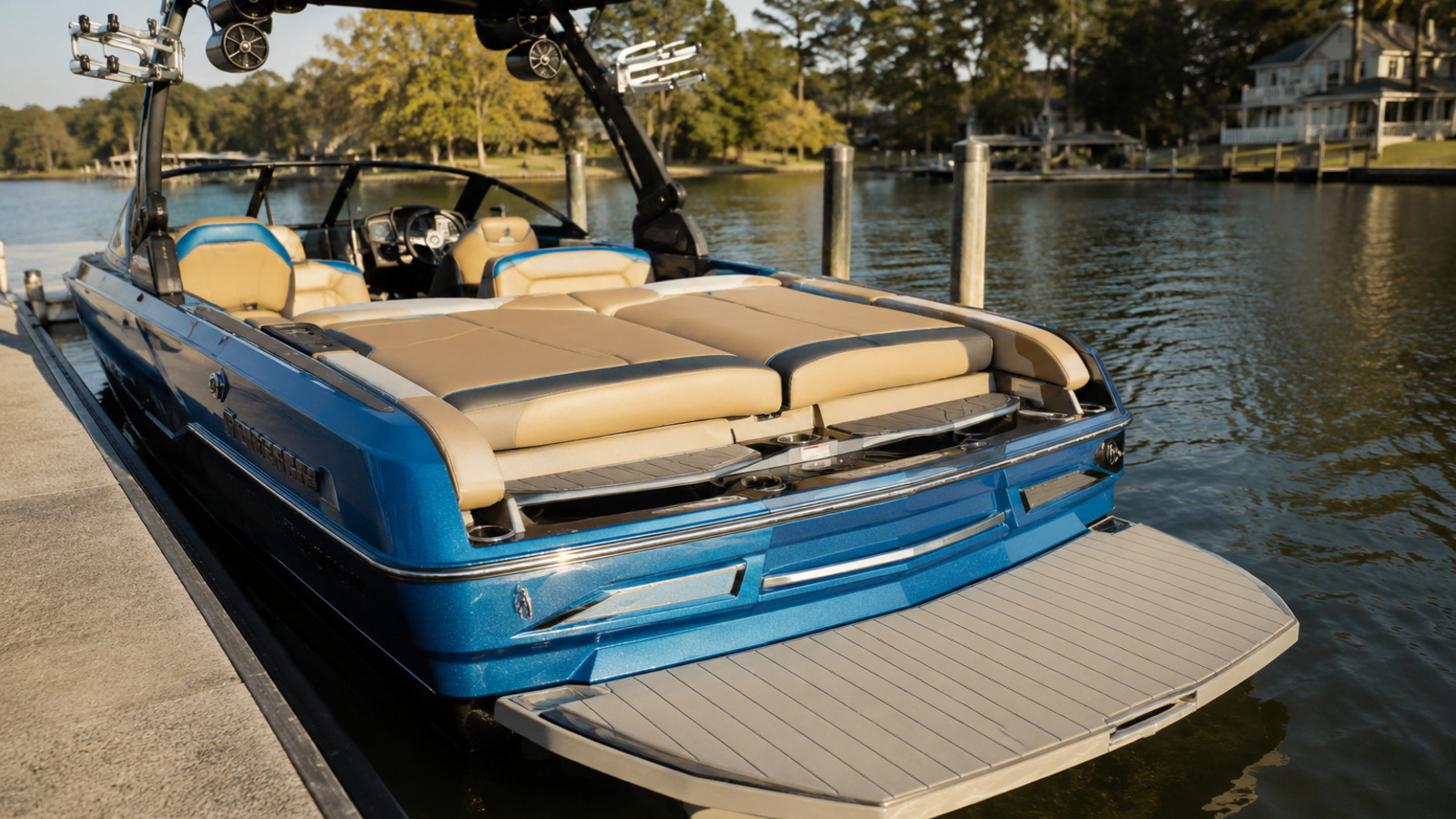 malibu boats lsv series 25 lsv stern sunpad swim platform 11