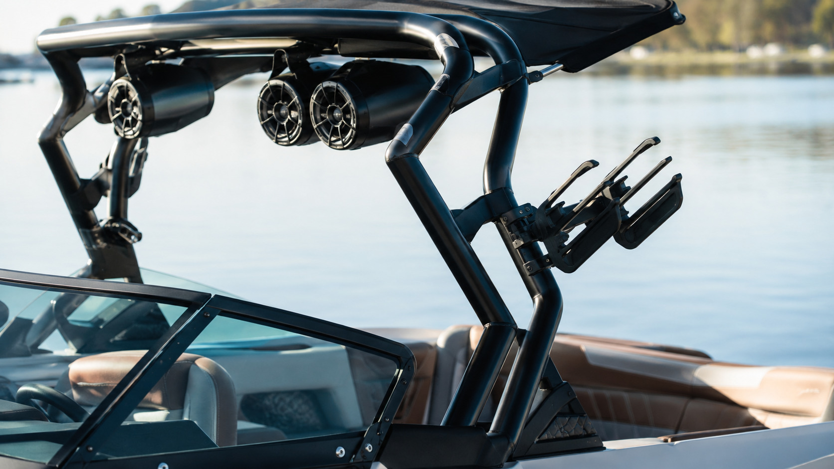 malibu boats m series m230 tower rack detail 18