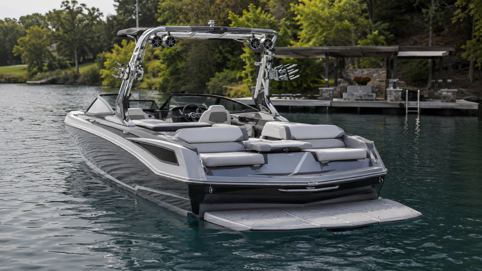 malibu boats mxz series 23 mxz stern lounge swim platform 11