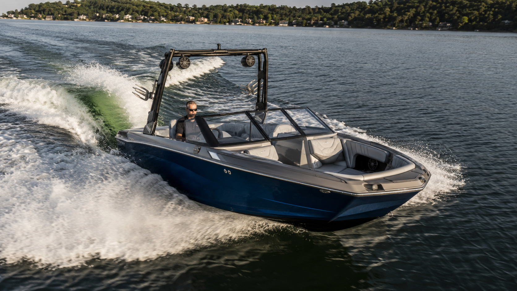 malibu boats mxz series 24 mxz front quarter surf running 02