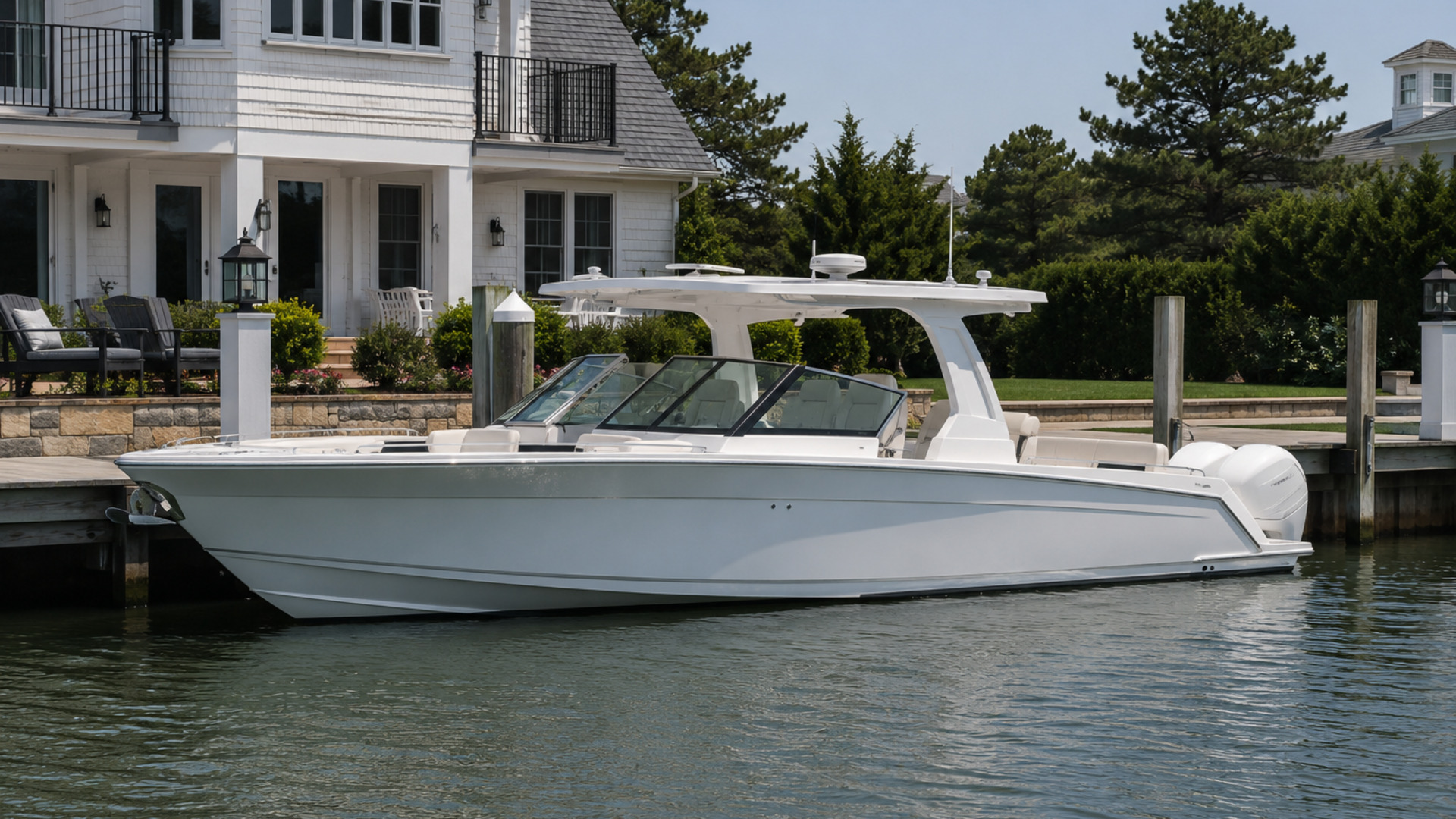 pursuit boats dc 365 coastal home dock 15