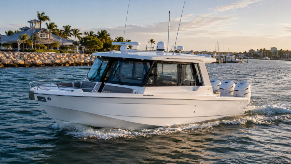 pursuit boats offshore os 405 premium exterior hero 25