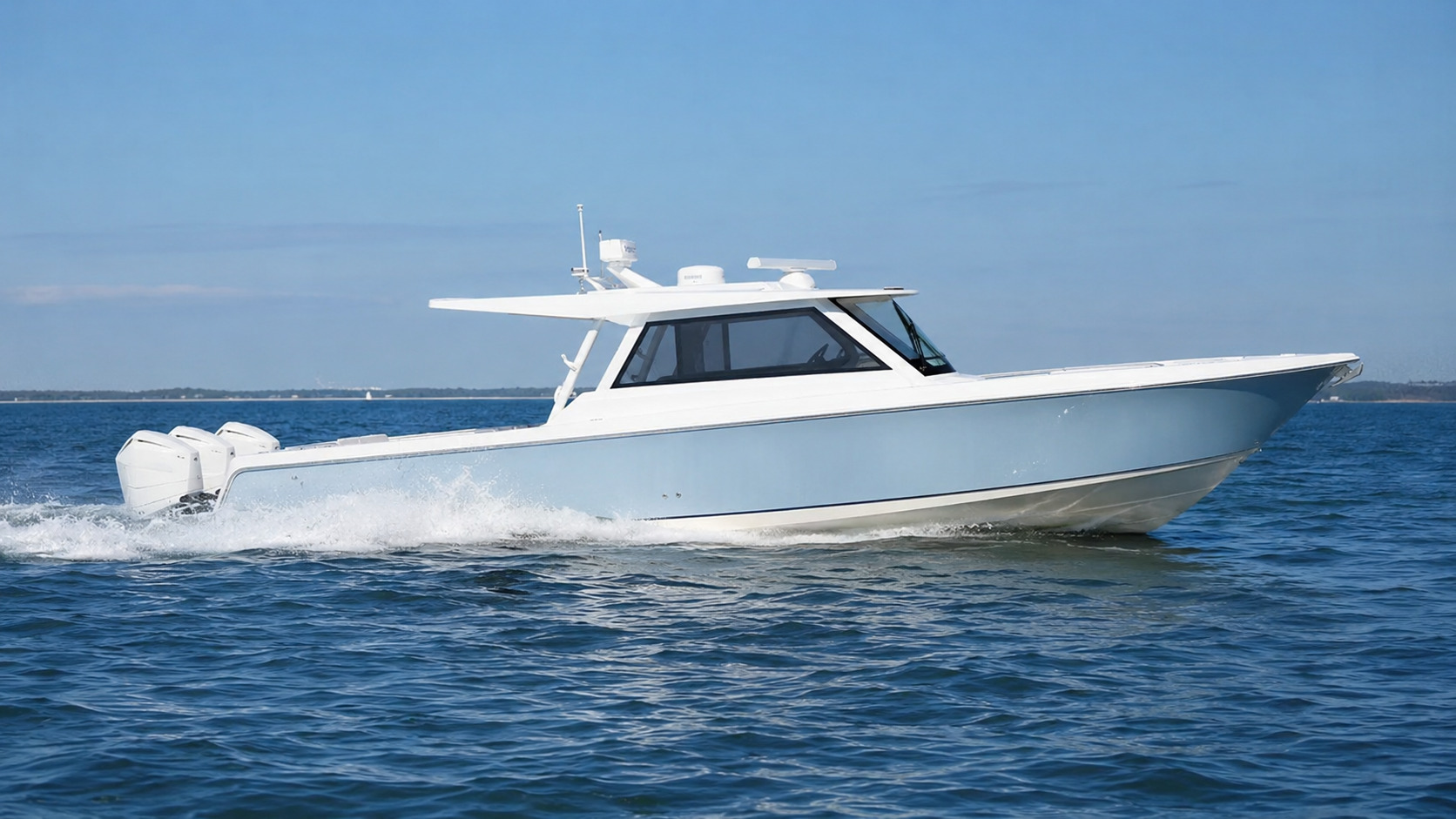 pursuit boats offshore os 405 side profile underway 12