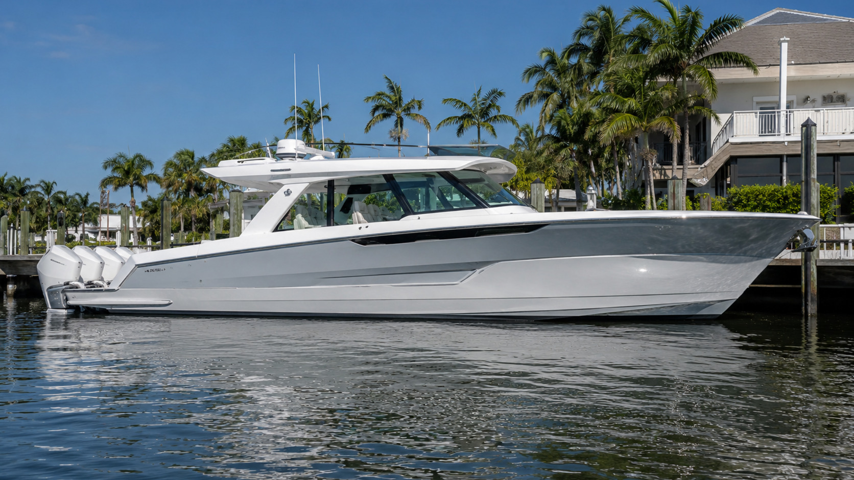 pursuit boats offshore os 445 dockside luxury profile 04