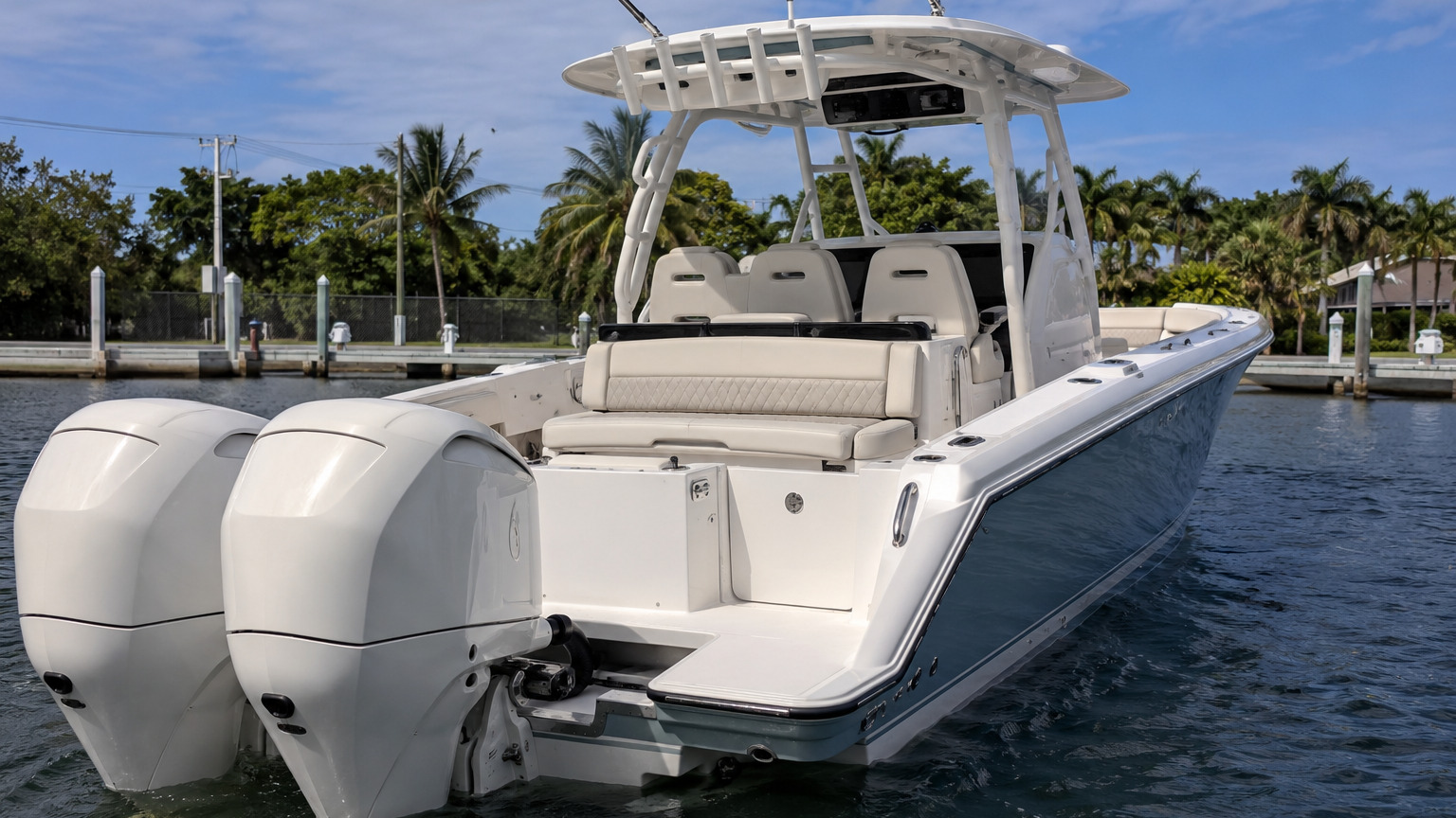 pursuit boats s 268 stern cockpit angle 07