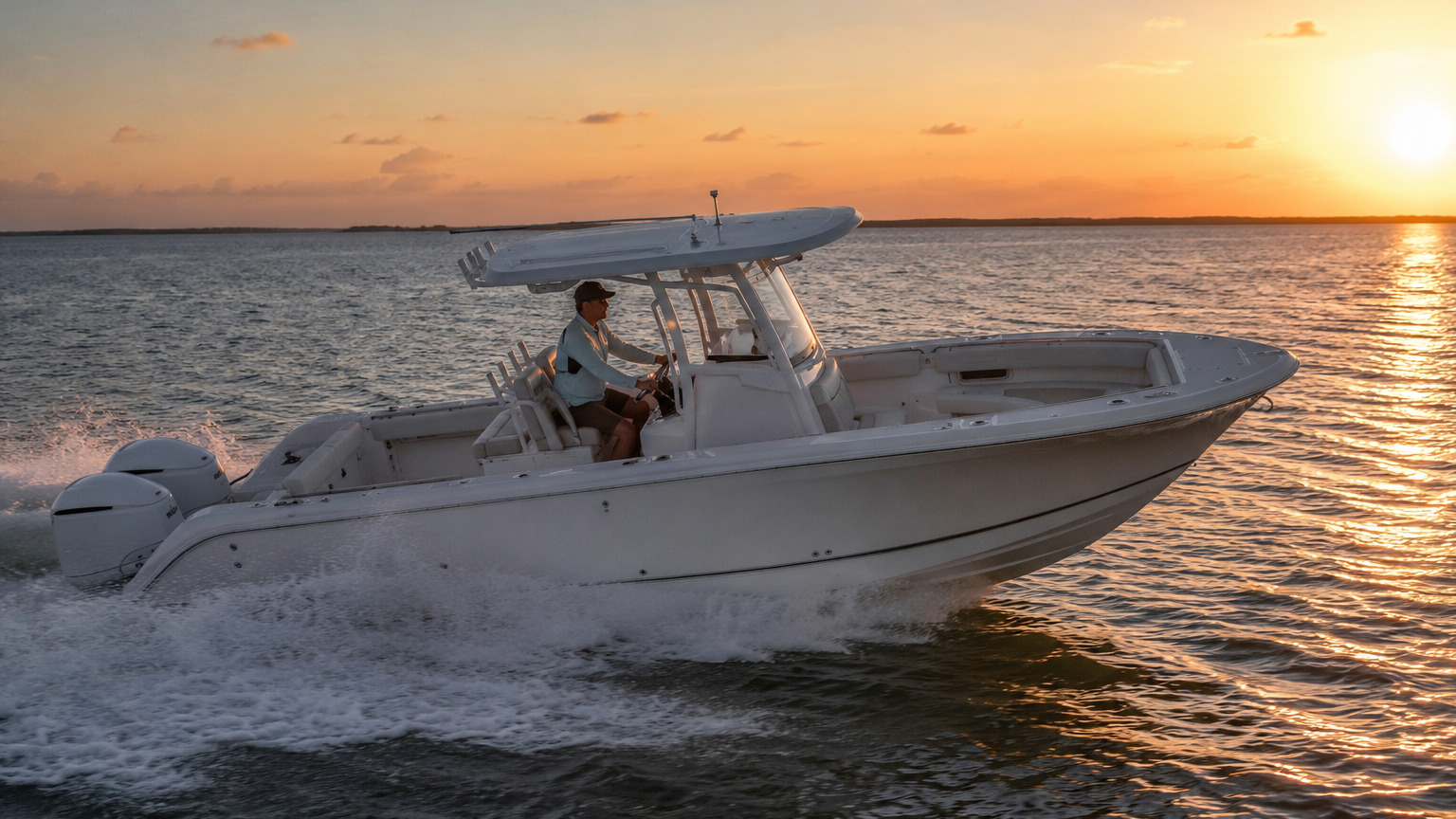 pursuit boats s 268 sunset running hero 17