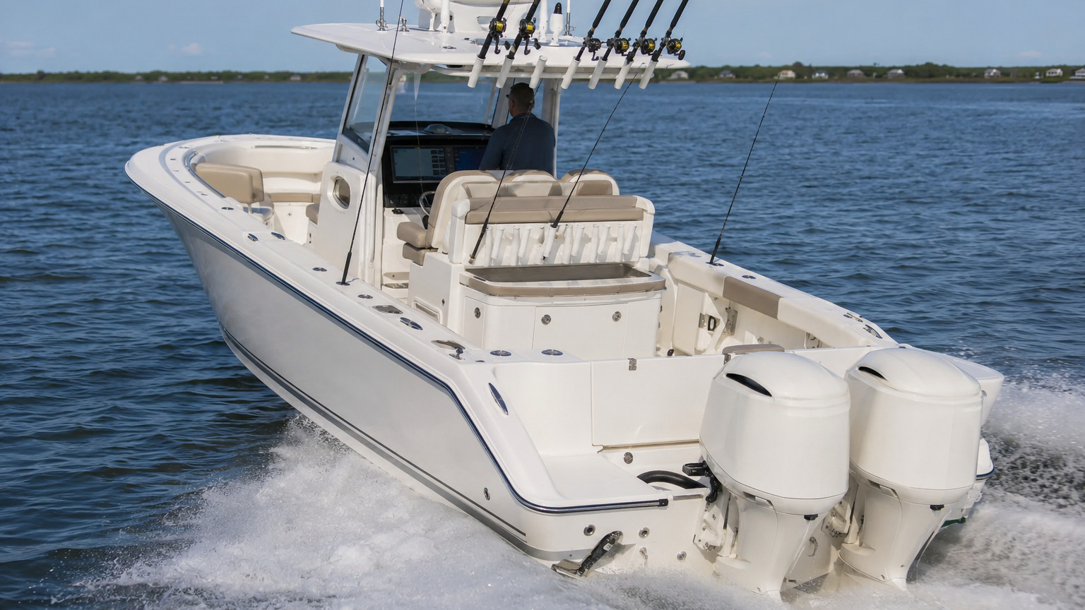 pursuit boats s 288 stern cockpit angle 07