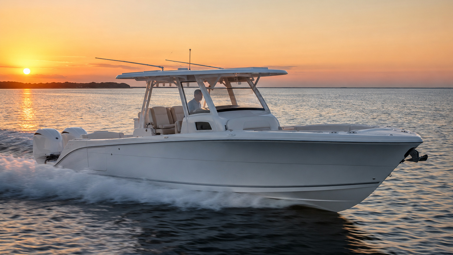 pursuit boats s 328 sunset running hero 17