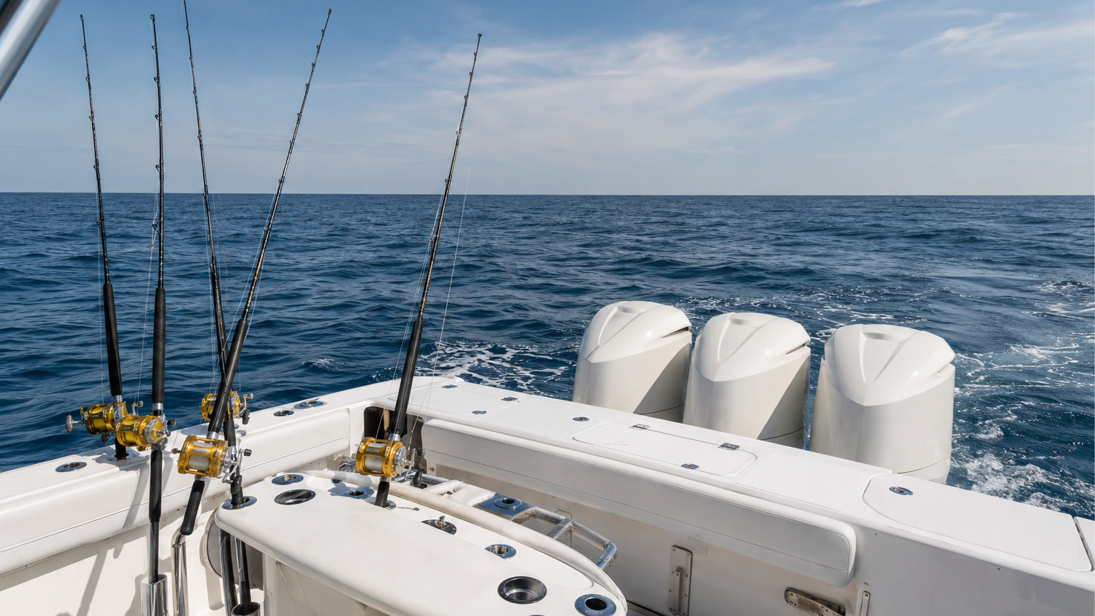 pursuit boats s 358 trolling setup 15