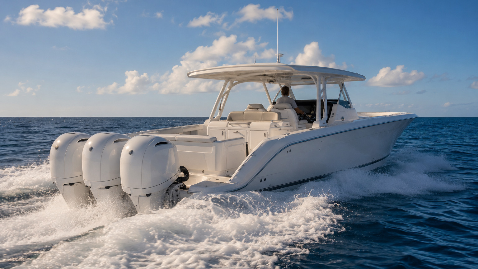 pursuit boats s 388 rear quarter running 03