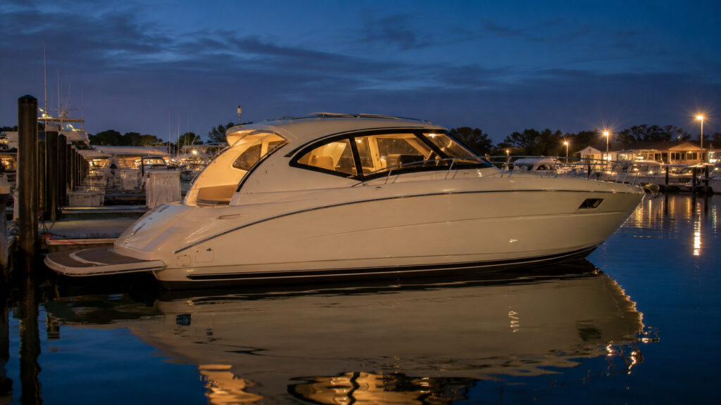 regal boats 38 grande coupe night marina glow 23
