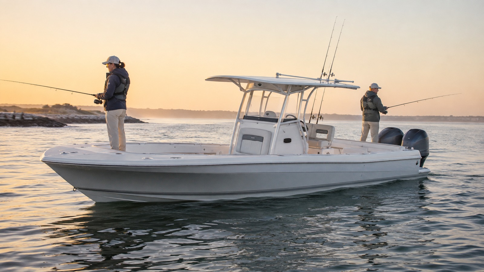 yellowfin boats 26 hybrid sunrise fishing 22
