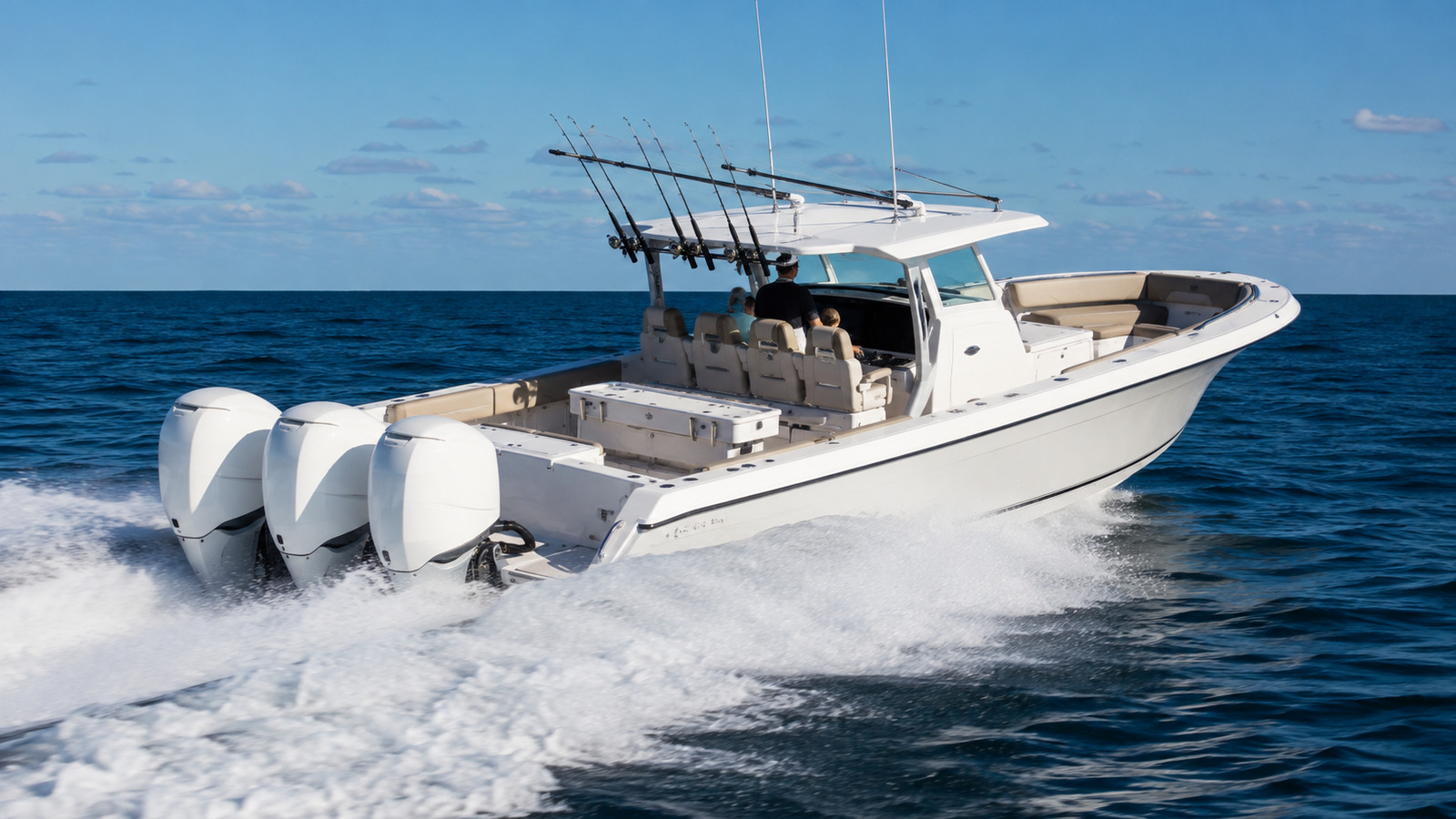 yellowfin boats 36 offshore rear quarter running 03