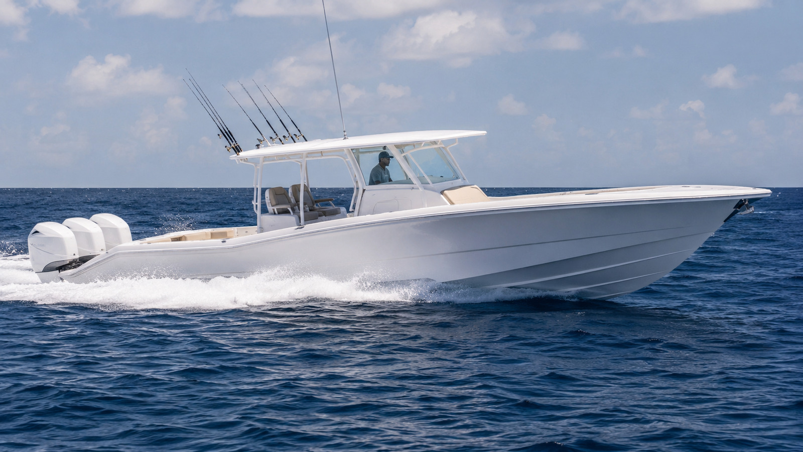 yellowfin boats 36 offshore side profile running 04