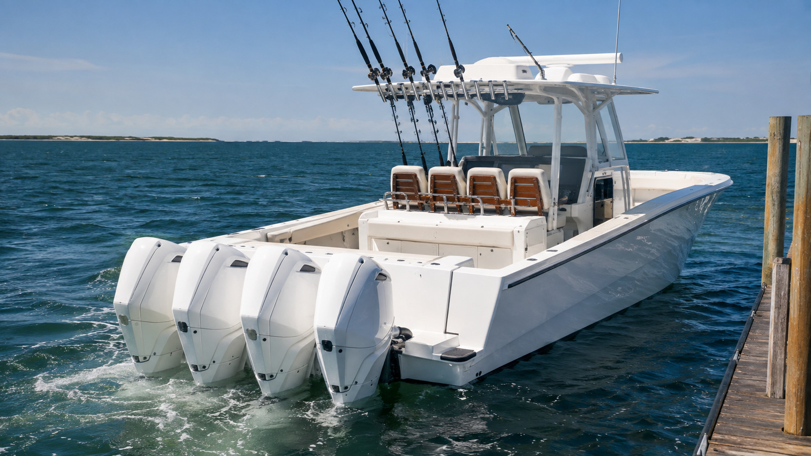 yellowfin boats 39 offshore stern quarter dockside 11