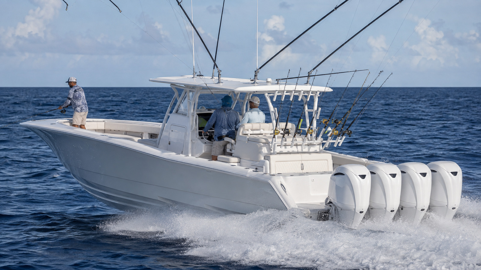yellowfin boats 39 offshore tournament fishing setup 13