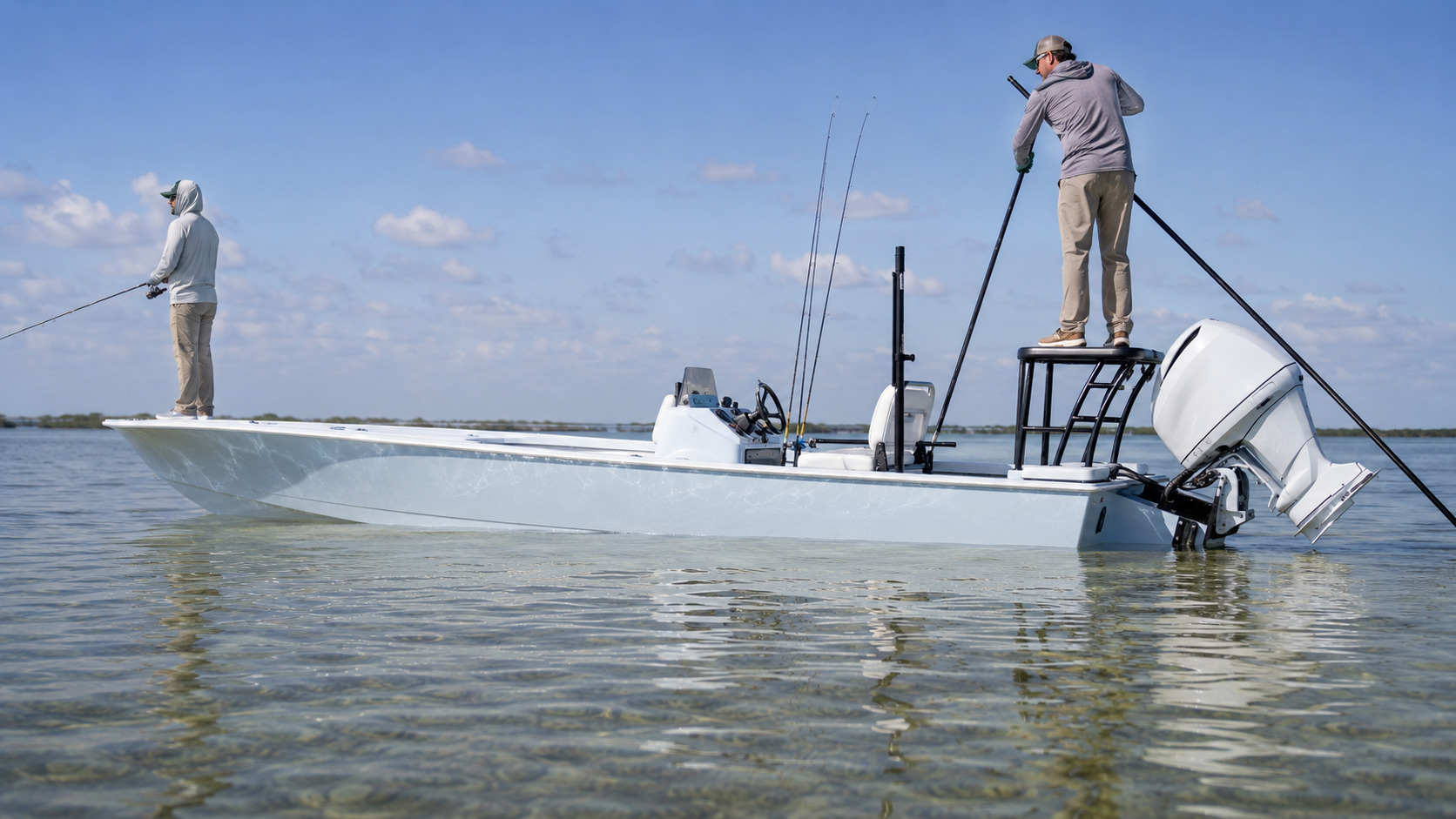 yellowfin carbon elite poling scene 06